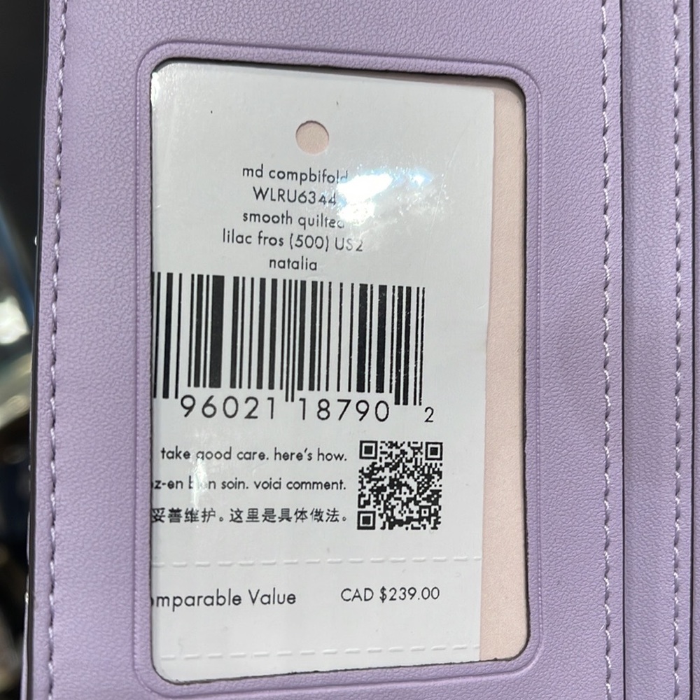 Kate Spade Natalia Medium Compact Bifold Wallet
Lilac Frost - Picture 6 of 16